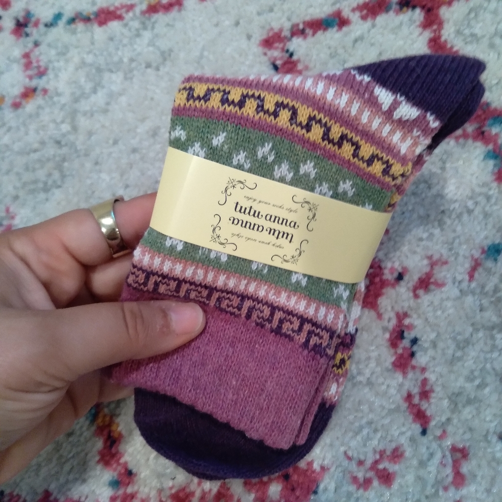 NWT Tutu Anna warm cozy womans socks